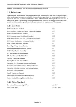 Substation Design and Layout Standards | PDF | Electrical Substation ...