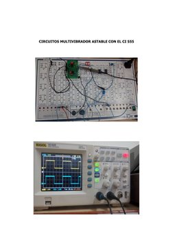 CIRCUITOS MULTIVIBRADOR ASTABLE CON EL CI 555
