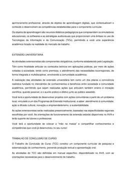 aprimoramento profissional, através de objetos de aprendizagem digitais, que contextualizam o 
conteúdo e desenvolvem a