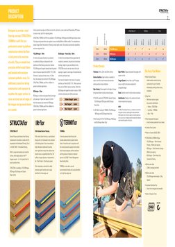 Designed to provide a total
flooring concept, STRUCTAflor,
TERMIflor and R-flor are
particularly suited to platform
const