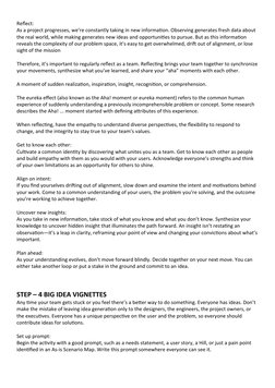 Reflect:
As a project progresses, we’re constantly taking in new information. Observing generates fresh data about
the real