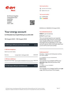 Page 1/3
E.ON Next Energy Limited Registered Office: Westwood Way, Westwood Business Park, Coventry CV4 8LG.