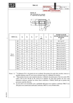 TBG-12 
Folha 3  de  5 
 
 
N
O
R
M
A Rev. Nº  
 
 
 
Mod. 890-4 
 
  
 
 
+ 
 
ROSCA d1 
 
d2 
 
d3 
 
d4 
 
t1