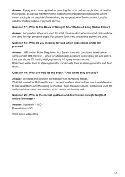 Piping Interview Questions & Answers PDF | PDF | Pipe (Fluid Conveyance ...