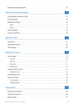 Emphasize safety and quality
21
Sales And Marketing Strategies
22
Unique Selling Proposition (USP)
23
Pricing Strategy
23
Mar