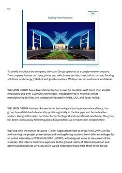 Talent Acquisition at Welspun Corp Ltd. | PDF | Business | Economies