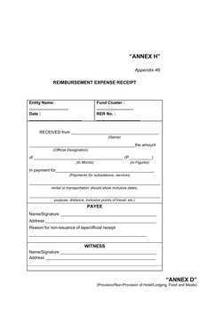 Travel Expense Reimbursement Certification | PDF