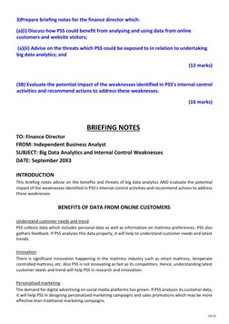 Pss Note Examples PSS SBL Specimen 1 Report 2023 | PDF | Talent Management | Analytics