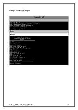 CSC126 - Individual Assignment - Report | PDF | Namespace | C++