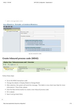Step-by-Step SAP IDOC Configuration Guide | PDF | Electronic Data ...