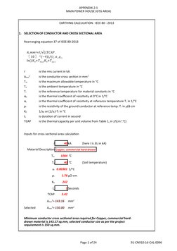 IEEE 80 Earthing Calculation Guide | PDF | Electrical Resistivity And ...
