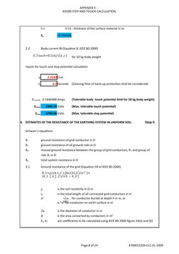 IEEE 80 Earthing Calculation Guide | PDF | Electrical Resistivity And ...