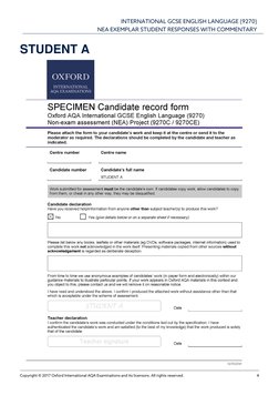 AQA Language NEA Examples | PDF | All Rights Reserved | Information