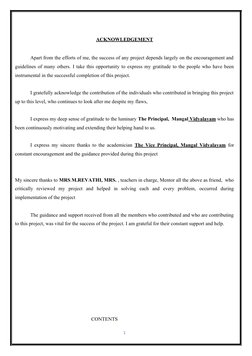 Acknowledgment for Computer Project | PDF | Software | Source Code