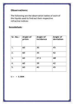 Angle of Deviation in Hollow Prism | PDF | Refractive Index | Refraction