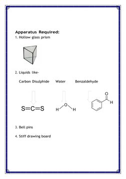 Angle of Deviation in Hollow Prism | PDF | Refractive Index | Refraction