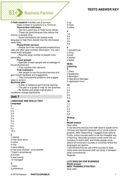 Business Partner B1 Answer Key | PDF | Advertising | Television ...