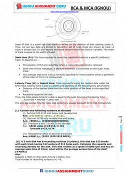 BCS-011 Computer Basics Assignment Guide | PDF | Printer (Computing ...