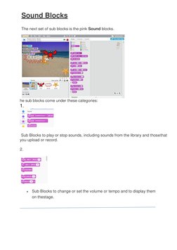Scratch Block Categories Explained | PDF | Control Flow | Scratch ...