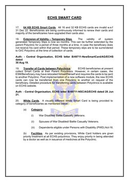 ECHS Handbook 2025: Eligibility & Guidelines | PDF | Hospital | Disability