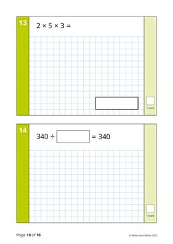 Year 4 Maths Assessment Papers | PDF | Mathematics | Elementary Mathematics