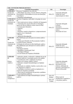 VIII. CONTEÚDO PROGRAMÁTICO