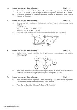 AKTU DAA Question Paper Compilation | PDF | Teaching Methods & Materials