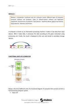 Computer Fundamentals Full Notes | PDF | Computer Data Storage ...