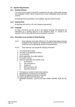 Shop Drawing Approval Procedures SOP | PDF | Specification (Technical ...