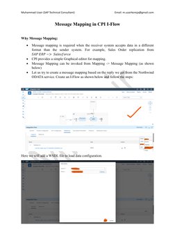 Message Mapping Guide in SAP CPI | PDF
