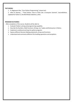 B.Tech Python Programming Lab Outcomes | PDF | Parameter (Computer ...