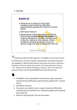 Basis 32 Manual | PDF | Mental Disorder | Self Report Study