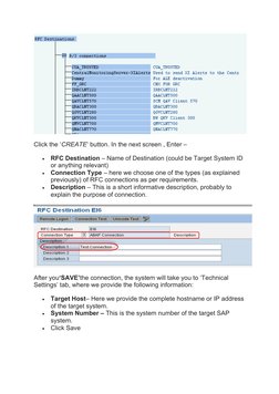 Configure and Test RFC in SAP SM59 | PDF | Login | Password