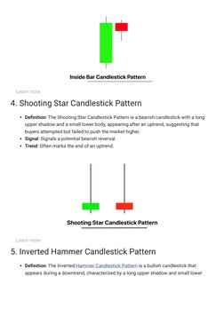 Free Guide to Candlestick Patterns | PDF | Market Trend | Market ...