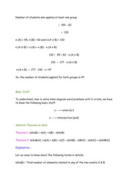 Sets and Venn Diagram Word Problems | PDF | Mathematics | Science