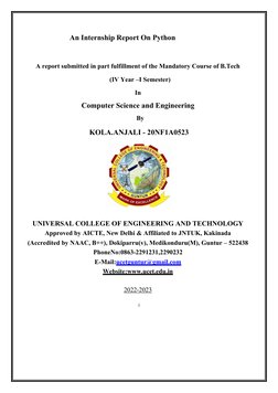 Machine Learning Internship Report | PDF | Software Testing | Machine ...