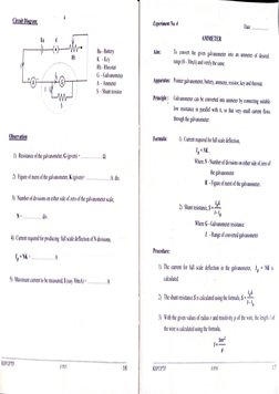 Ii Puc Physics - Practical Manual | PDF