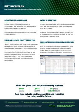 FIS Investran Product Sheet | PDF | Private Equity | Investment Management