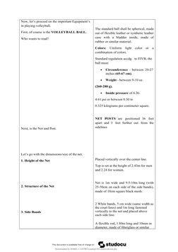 Volleyball Lesson Plan for PE Class | PDF | Volleyball