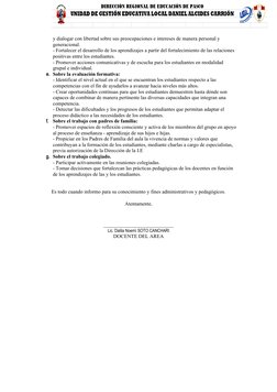 y dialogar con libertad sobre sus preocupaciones e intereses de manera personal y 
generacional. 
- Fortalecer el desarroll