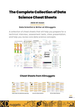 Comprehensive Data Science Cheat Sheets | PDF
