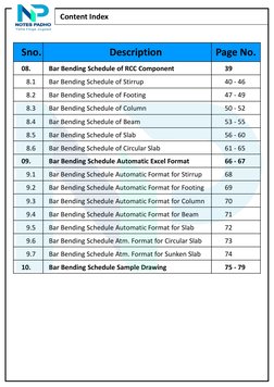 Comprehensive Guide to Bar Bending Schedule | PDF | Technology ...