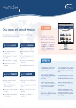 InThinking: Resources for IB Teachers | PDF