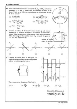 AL Physics Paper - English Medium | PDF