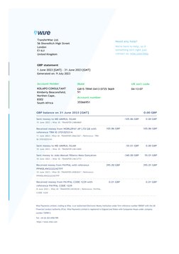 TransferWise Ltd.
56 Shoreditch High Street 
London
E1 6JJ
United Kingdom
Need any help?
We're here to help, so if 
something