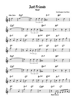Just Friends Sheet Music | PDF