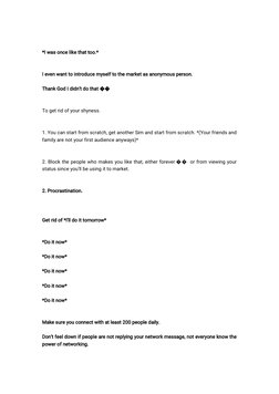 *I was once like that too.*
I even want to introduce myself to the market as anonymous person.
Thank God I didn't do that ܽܽ