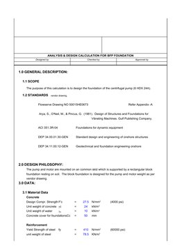 BFP Foundation Design Analysis | PDF | Building Engineering | Quantity