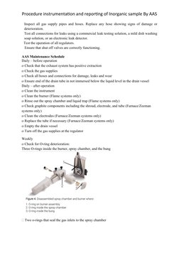 AAS Procedure for Inorganic Sample Analysis | PDF | Atomic Absorption ...