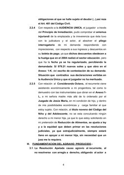 obligaciones al que se halle sujeto el deudor (...),así reza
el Art. 481 del Código Civil.
2.2.4
Con respecto a la AUDIENCIA